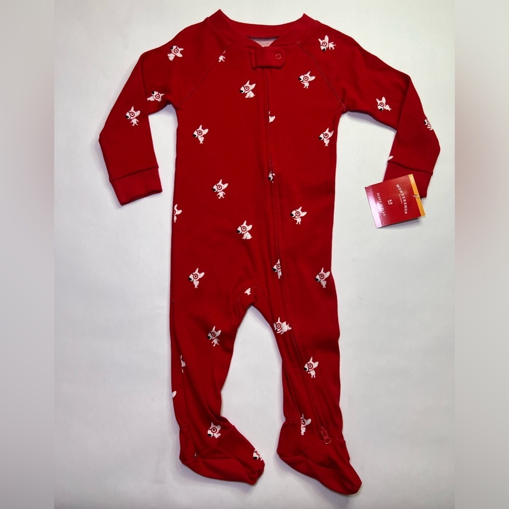 Target Bullseye Wondershop Baby Sleep N’ Play Microfleece Onesie - Size 6-9 MO